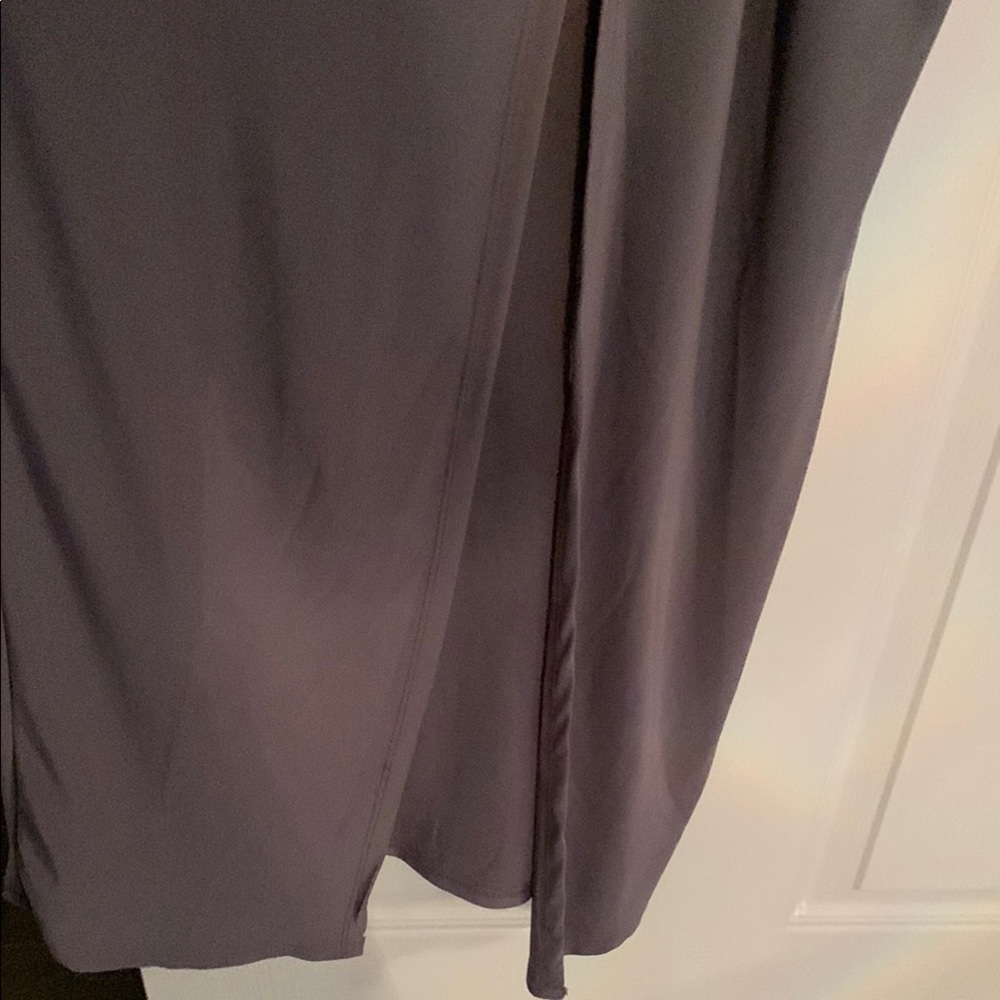 NWT Paper Doll Gray Maxi Dress - Picture 7 of 10